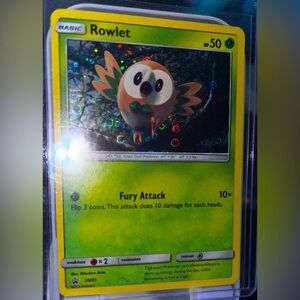 Rowlet Holo Foil General Mills Black Star Promo Pokemon Card SM01 Sun Moon 2016